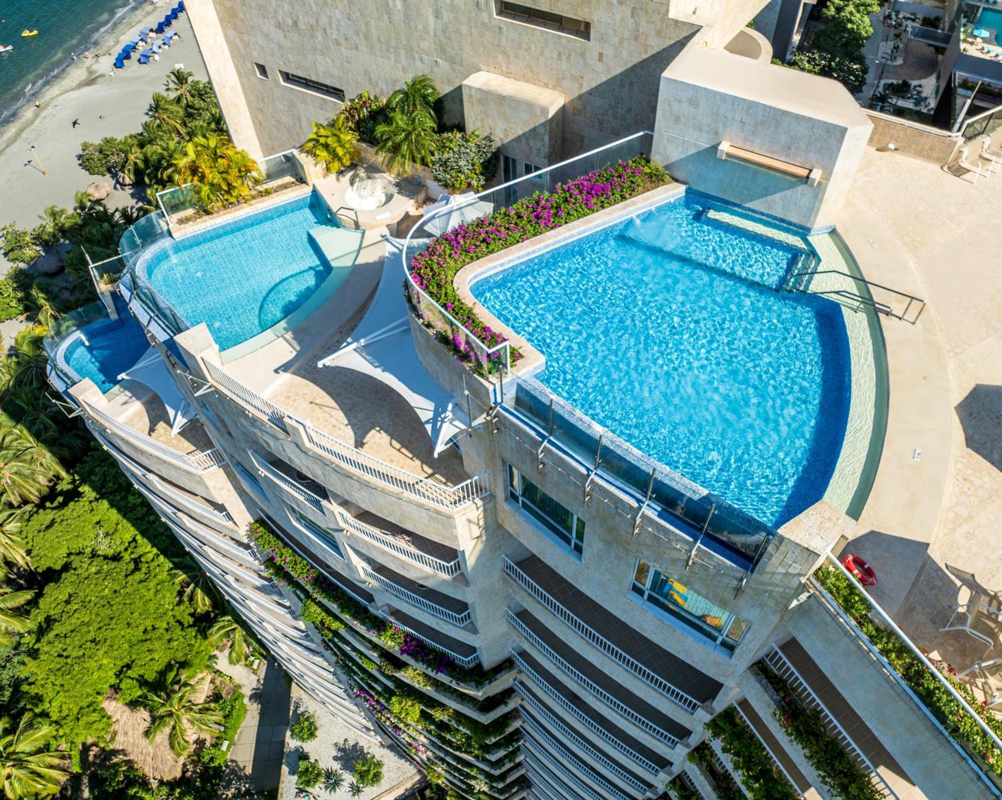Irotama Resort Santa Marta (Magdalena) Exterior foto Aerial view of the rooftop pool
